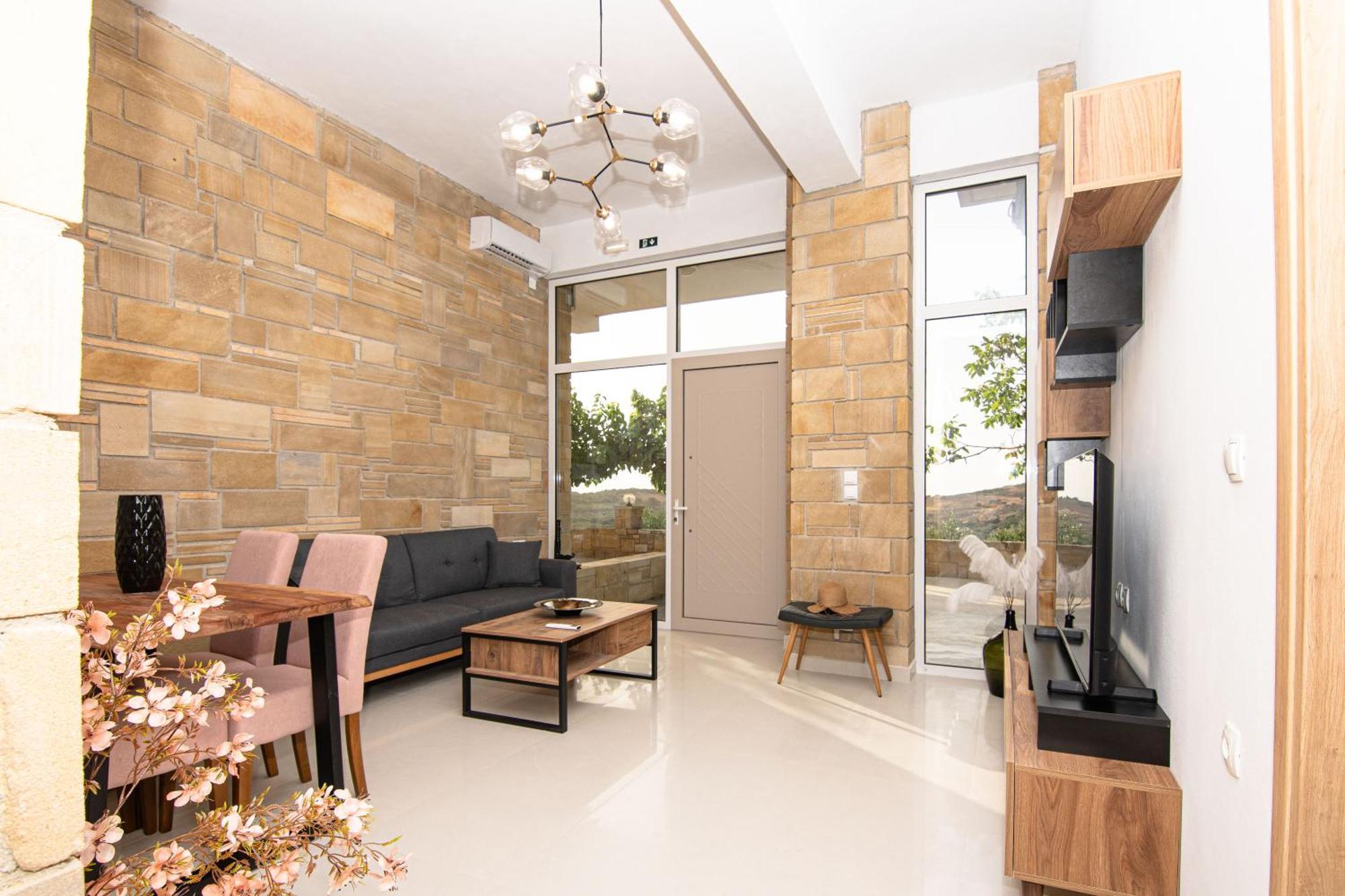 Rikanthos Stone Sea View Apartment Ιι 키사모스 외부 사진