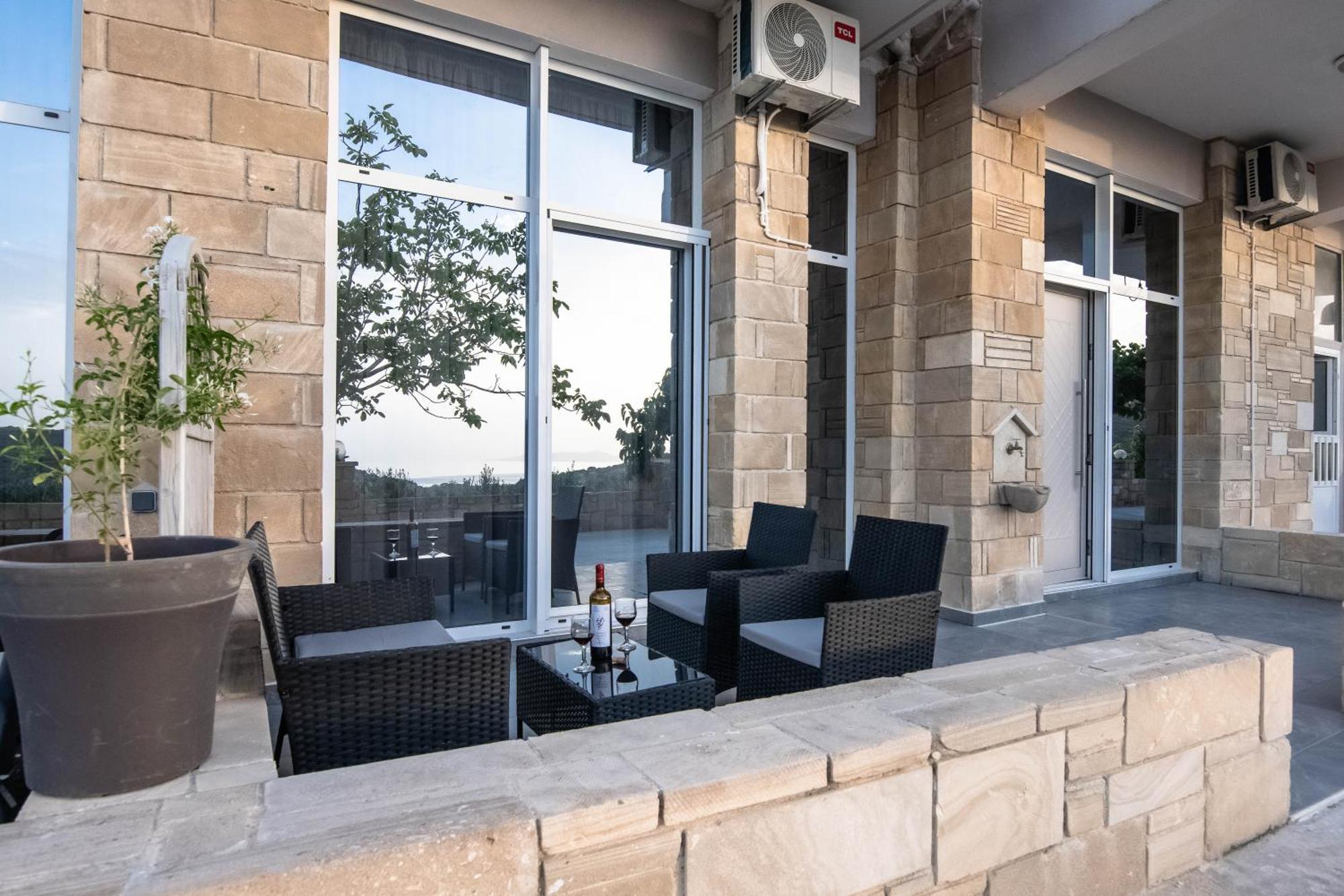 Rikanthos Stone Sea View Apartment Ιι 키사모스 외부 사진